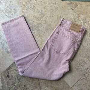 NWT Calvin Klein Women's High Rise Ankle Straight Regular Hem Jeans